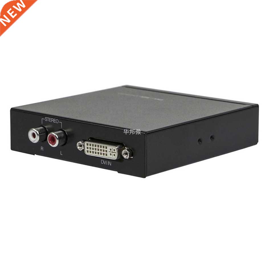 L/R DVI Audio to SDI converter Splitter 1 port DVI input to