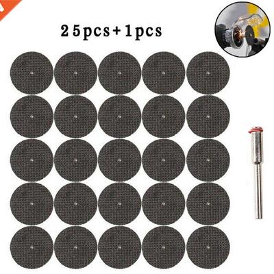 26pcs 32mm Cutting Disc With Mandrel Fiberglass Rein适用于ce