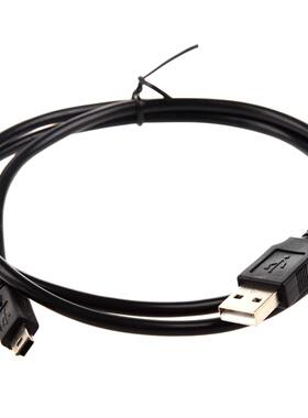USB Type A Male / Mini-B Male Cable, 5 Pin, Black, 3 ft