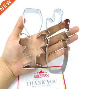 with Bow Cookie Champagne Set Glass Cutter and