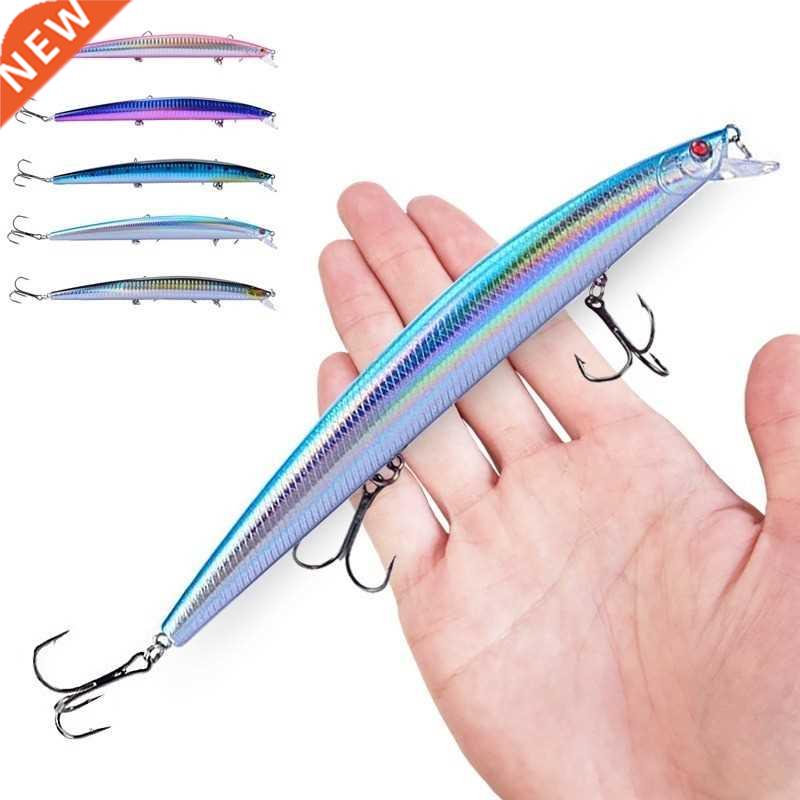 Se?uelo de pesca de pececillos, cebo Artificial duro de pl&a