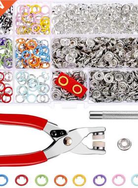200 Sets Snap Buttons Rompers Snaps Craft Pliers Tool Prong