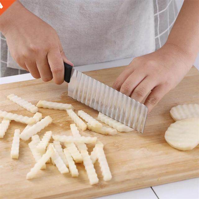 Long Potato French Fry Cutter Stainless Steel Kitchen Access