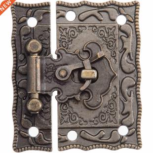 1pcs Iron Antique Jewelry Wooden Box Decorative Latch Hasp L