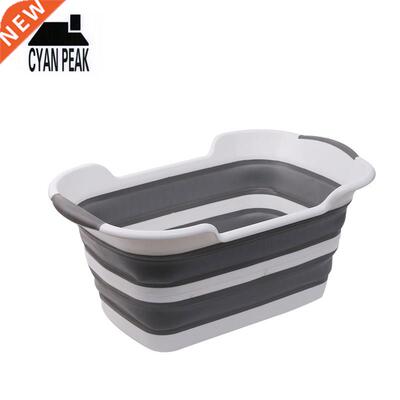 19L Laundry Basket Dirty Clothes Basket Folding Portable Ba