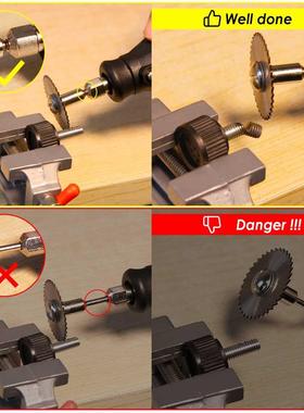 6pcs Mini Circular Saw Blade Set HSS Cutting Disc Rotary To