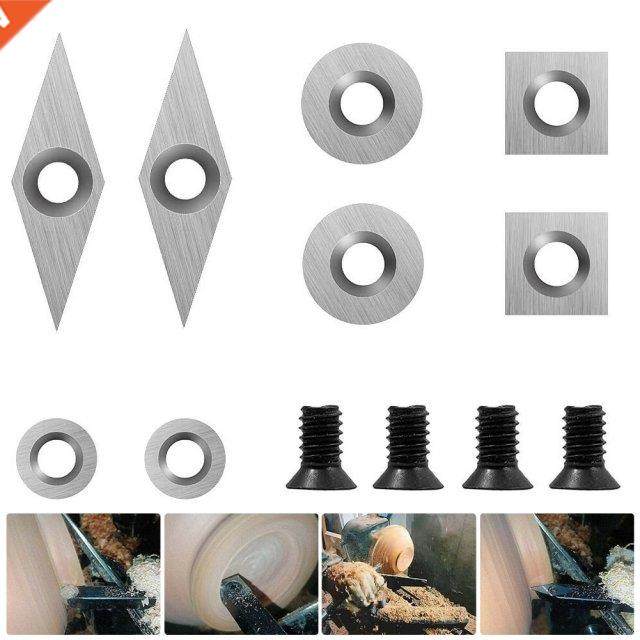 8pcs tungsten carbide cutters metric insert set square diamo