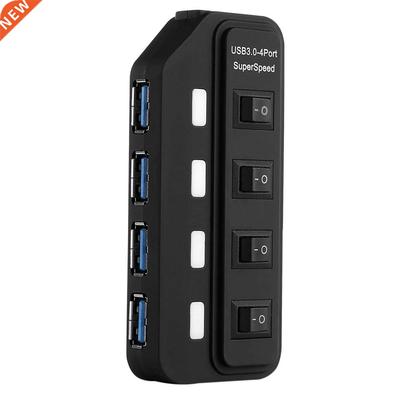 USB 3.0 Hub, 4-Port Powered USB Hub Splitter with independen