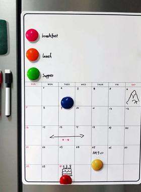 Frdge Whteboard Set Magnetc Calendar For Refrgerator mes