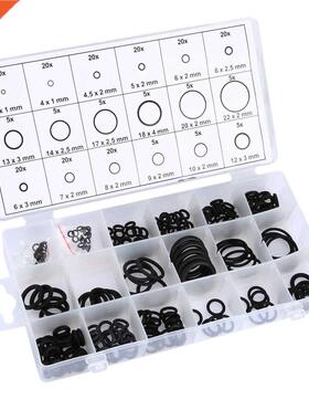 Silicone Rubber 18 Sizes 225pcs Rubber O Ring ORing Washer S