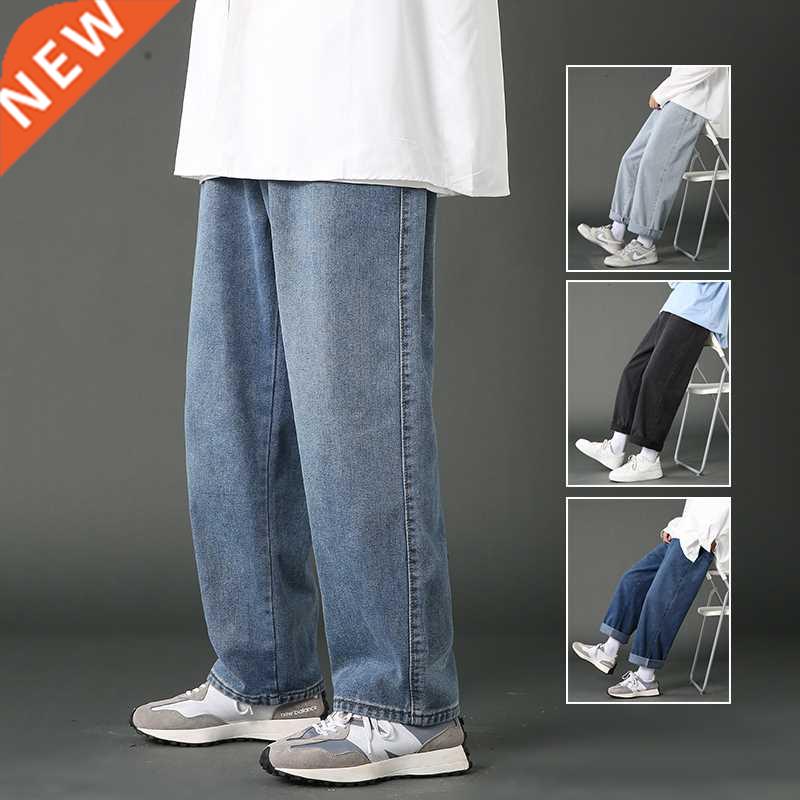 2022 New Set Casual Baggy Jeans Men's Korean Fashion Hip Hop