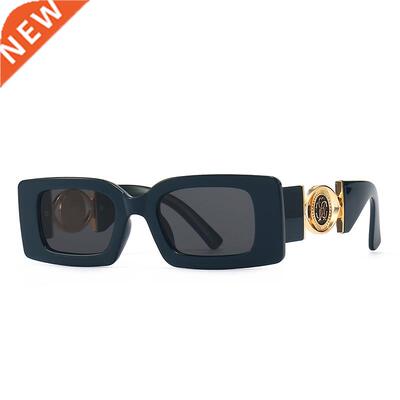 Small Rectangle Sunglasses Men Women Travel Shades Square Su