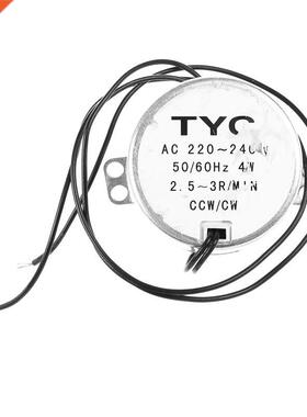 TYC50 AC Synchronous Motor 220V 3RPM 4W 8Kgf.cm Torque CCW/C