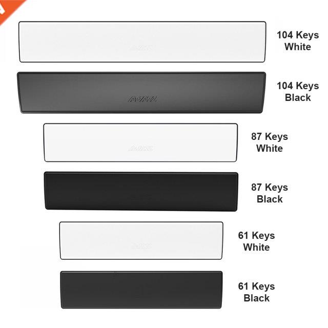Durable Memory Foam Ergonomic 104/87/61 Keys Keyboard Wristp