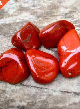 6Pcs 20mm-30mm Red Jasper Tumble Stones Polished Stone Heali