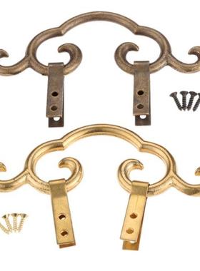 1Pc Vntage Brass Antque Pcture Pantng Mrror Frame Hang