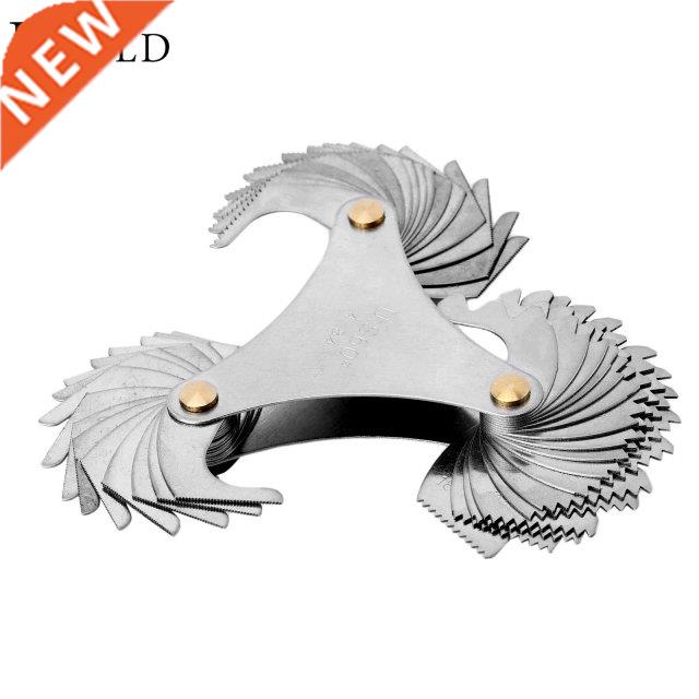 Stainless Steel US Screw Pitch Gauge 51Pcs Thread Blades 60