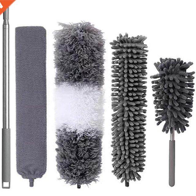 Extendable Feather Duster Kit, Duster Cleaning with Extensio