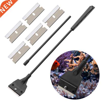 Stainless Steel Aquarium Fish Tank Algae Scraper Blade Aquat