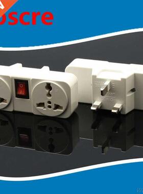 Universal UK 250V 10A Wall Socket Adapter Portable 2 Way Ext