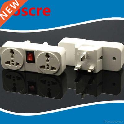 Universal UK 250V 10A Wall Socket Adapter Portable 2 Way Ext