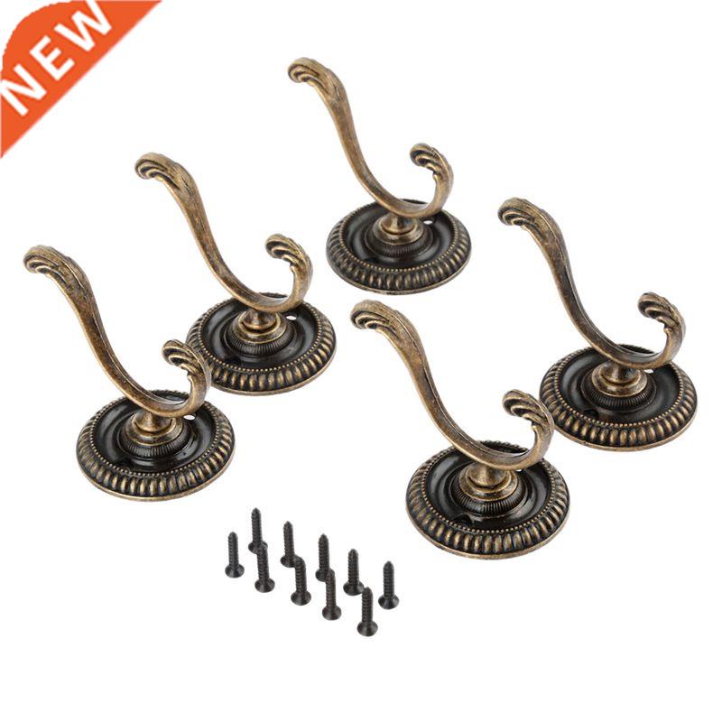 5Pcs Antique Door Hanger Hooks Vintage Bathroom Wall Hanger
