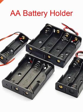 1/2/3/4 Slot AA Battery Case 1.5V/3V/4.5V/6V AA Battery Hold