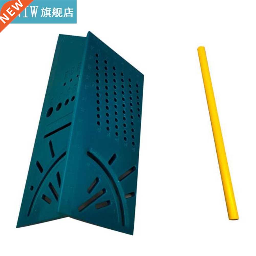 3D Mitre Angle Woodworking Ruler Measuring Gauge Square Size