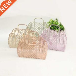 Jelly Basket Beach Summer Large Hollow Vacation capacity New