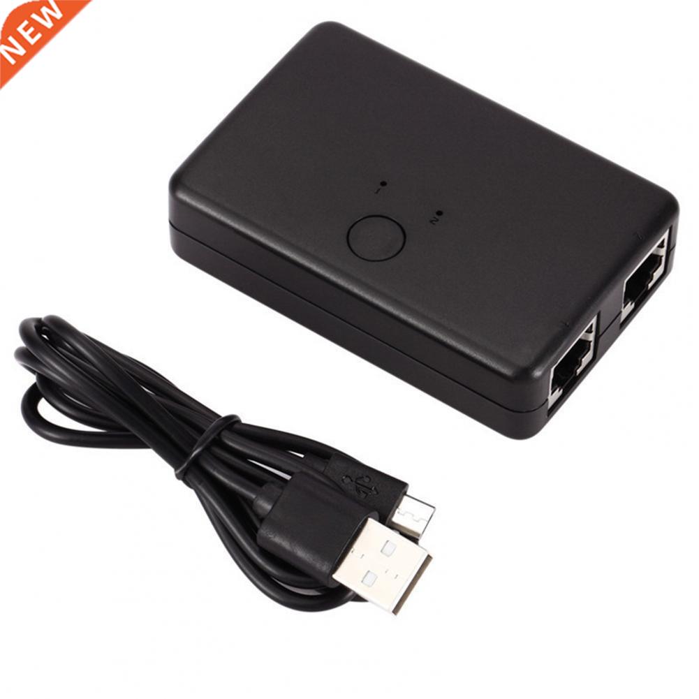 2 Port RJ45 Lan Network Switch Hub Computer Ethernet Intern