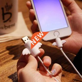 Cute Angel Simple Cable Protector Data Line Protector Sheath