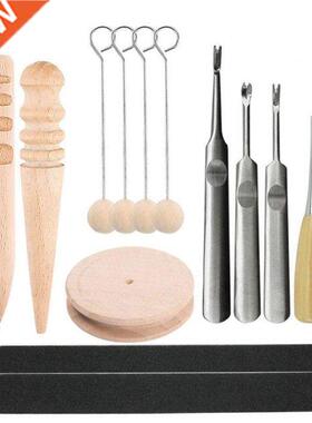 13 Pieces Leather craft Edge Skiving Beveler Multi-size Soli