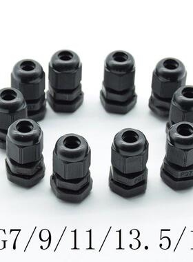 10pcs IP68 Black PG7 PG9 PG11 PG13.5 PG16 for 3-6.5mm-14mm