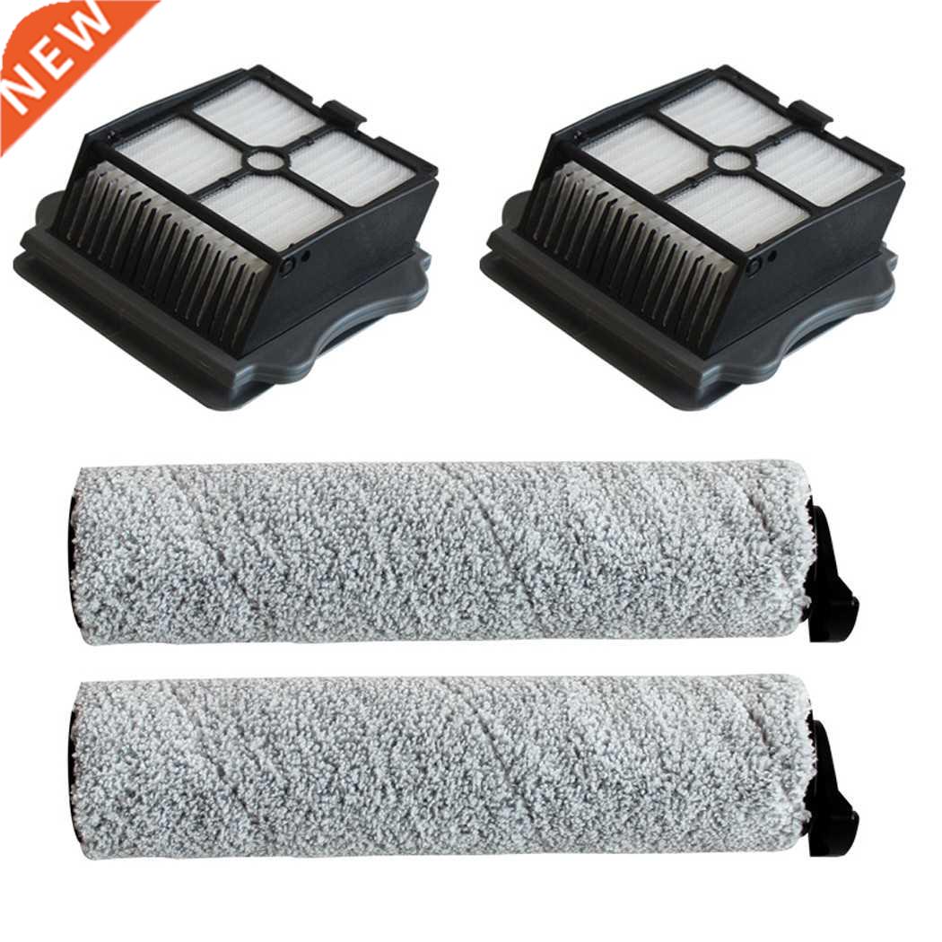 2X Filters + 2X Roller Brushes Washable For Wireless Tineco