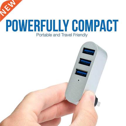 USB 3.0 1 to 3 Port Hub for Laptop Notebook Desktop Computer