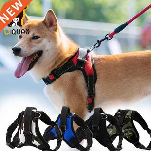 New Dog Soft Adjustale Harness Pet Large Dog Walk Out Harne