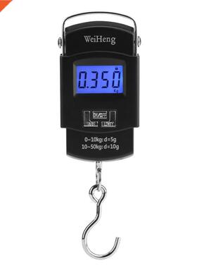 50KG 10g Electronic Scale Hanging Hook Fishing Travel Luggag