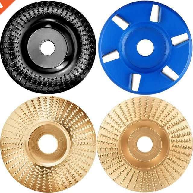 4 Pieces of Wood Carving Discs,Grinding Wheel Shape Discs, U