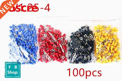 RVS1.25-4 red Cold pressed terminal O type circular pre insu