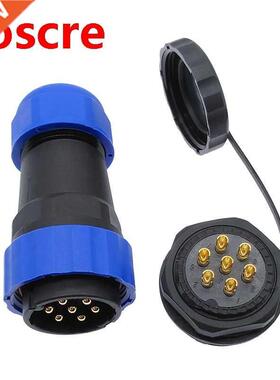 SP28 Straight waterproof connector 2 pin 3/4/5/6/7/9/10/12/