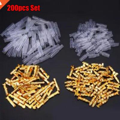 200pcs 3.9mm Male Female Bullet Motorcycle Connector Termina