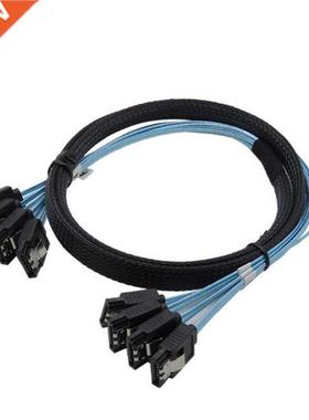 2 Kinds SATA III Cable 12Gbps 7pin Female Straight To Straig