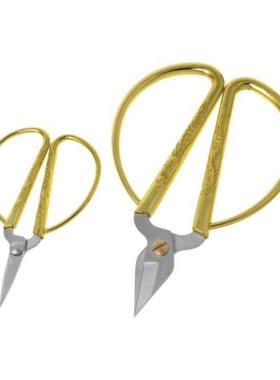 Hot Gold Dragon Phoenix Bonsai Scissors Wedding Shears Home