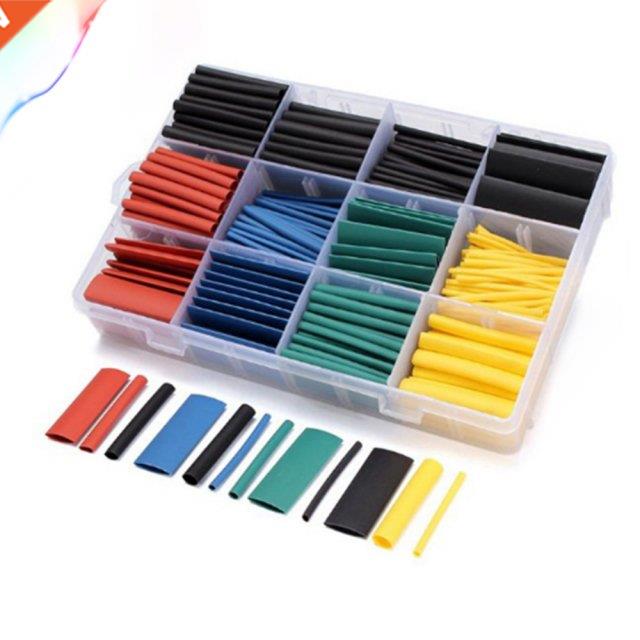 530pcs/set Heat Shrink Tubing Insulation Shrinkable Tube Ass