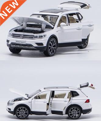 1:2 alloy pull back car toys, high imitation Tiguan L,open