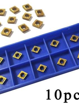 10PCS CCMT060204-HM YBC251 Carbide Inserts Turning Blade Pla