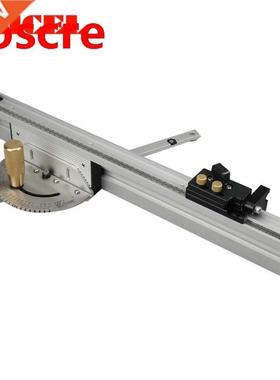 450mm/600mm/800mm Miter Gauge Aluminium Fence with Flip Stop