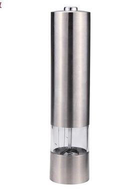 Electric Stainless Steel Salt Pepper Mill Spice Grinder Mull