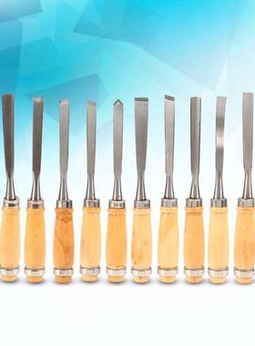 12Pcs/set Professional Carpenter Carving Chisel Wood Carving