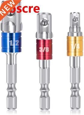 Impact Grade Socket Adapter/ Extension Set, Turns Power Dril